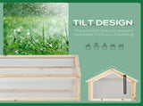 Wooden Cold Frame Greenhouse Garden Portable Raised Planter 30475764