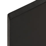 Bathroom Countertop Dark Brown 60x40x cm Treated Solid Wood 3156201