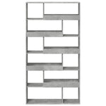 Bookcase Concrete Grey 100x33x187.5 cm Engineered Wood 3309351
