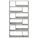 Bookcase Concrete Grey 100x33x187.5 cm Engineered Wood 3309351