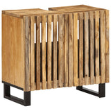 Bathroom Sink Cabinet 62x34x58 cm Solid Wood Rough Mango 377529