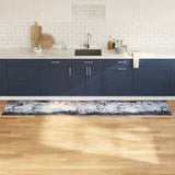 Kitchen Rug Grey 300 x 60 cm Velvet 42013418