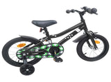 Kids Bike 12 Inches for 2-4 Years Old Black 42009467