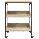 Kitchen Trolley Sonoma Oak 60 x 41 x 80.5 cm Engineered Wood 883026