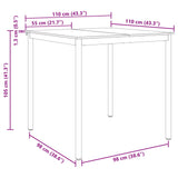 Standing Bar Table Engineered Wood 892694