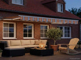 Manual Awning Frame with LEDs 3.5 x 2.5 m 3420601