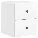 Wall-Mounted Bedside Cabinet High Gloss White 34.5 x 33 x 40 cm 899153