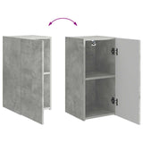TV Cabinet Set Wall-mounted 6 pcs Concrete Grey Engineered Wood 3409063