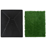 Pet Toilets 2 pcs with Tray & Faux Turf Green 63x50x7 cm WC 170767