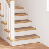 Anti-slip Stair Mats 15 pcs 75 x 20 cm Light brown PP 4019805