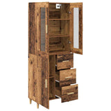 Highboard Old Wood 69.5 x 34 x 180 cm Engineered Wood 3415771