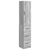 Cabinet Set 2 pcs Grey Sonoma 33 x 34.5 x 87 cm Engineered Wood 3416976