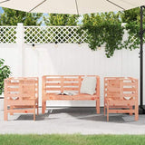 3 Piece Garden Lounge Set Solid Wood Douglas 825147