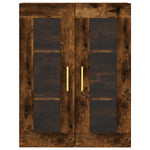 Highboard Smoked Oak 69.5x34x180 cm Engineered Wood 3198526