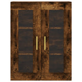 Highboard Smoked Oak 69.5x34x180 cm Engineered Wood 3198526
