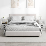 Bedside Cabinets 2 pcs High Gloss White 43x36x60 cm 816333
