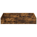 Bed Surround for Adjustable Bed Base Smoked Oak 90 x 200 cm 8021827