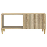 Coffee Table Sonoma Oak 90 x 50 x 40 cm Engineered Wood 894727