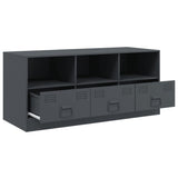 TV Cabinet Anthracite 99x39x44 cm Steel 841735