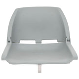 4 Piece Foldable Boat Seat Set Grey 272240