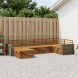 Outdoor Sofa Set 6 pcs Natural 3383577