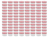 Glass Jam Jars with White and Red Lids 96 pcs 110 ml 50791