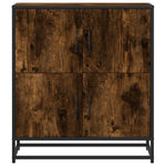 ZNTS Sideboard Smoked Oak 68x35x76 cm Engineered Wood 848991