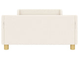 Children's Bed Frame with Headboard Cream 90 x 200 cm 42010884