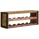 Wine Rack Brown 120 x 45 x 33 cm Solid Reclaimed Wood 4104765