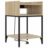 Bedside Cabinet Sonoma Oak 40 x 40 x 61 cm Engineered Wood 859472
