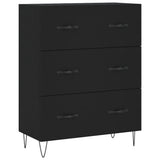 Sideboard Black 69.5x34x90 cm Engineered Wood 827845