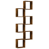 Wall Cube Shelves 6 pcs Smoked Oak 30x15x30 cm 815881