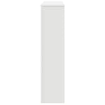 ZNTS Radiator Cover White 149x20x82 cm Engineered Wood 852744