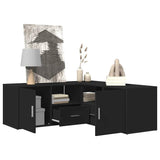 Corner Cabinet Black 200x40x45 cm Engineered Wood 3307829
