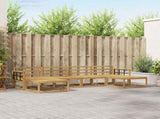 Outdoor Sofa Set 6 pcs White Solid Acacia Wood 3386838