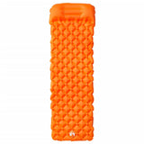 Inflating Camping Mattress with Pillow 1-Person Orange 4007109