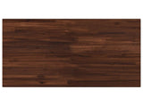 Rectangular Table Top 80 x 60 x 3.5 cm Rectangular Dark Brown 938269