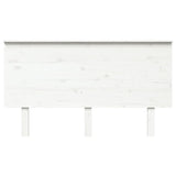 Bed Headboard White 144x6x82.5 cm Solid Wood Pine 819171