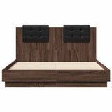 Bed Frame without Mattress Brown Oak 120x190 cm Small Double 3209967