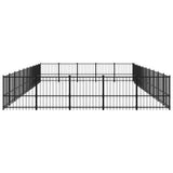 Outdoor Dog Kennel Steel 47.05 m 3124640
