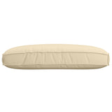 Cushion Beige 120 x 80 x 12 cm Oxford Fabric 42001571