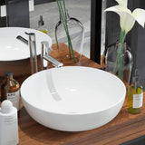 Basin Round Ceramic White 41.5x13.5 cm 142337