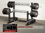 Adjustable Squat Rack with Plate Holders, 300 kg Load T3398P552662