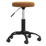 Office Swivel Chair Brown Velvet 333172