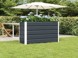 Planter Anthracite 100 x 40 x 75 cm Steel 42018185