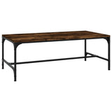Coffee Table Smoked Oak 100x50x35 cm Engineered Wood 819389