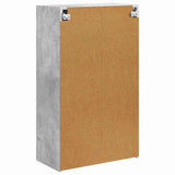 TV Wall Cabinet Wall-mounted Concrete Grey 59.5 x 31 x 100 cm 892372