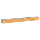 Raised Garden Bed Natural 320 x 40 x 24 cm cold-rolled steel 8006340