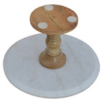 Cake Stand with Marble Top IN105