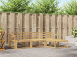 Outdoor Sofa Set 4 pcs White 185.5 x 122.5 x 73 cm 3387468